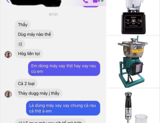 LỰA CHỌN MÁY XAY PHÙ HỢP NGHÀNH CHÁO DINH DƯỠNG
