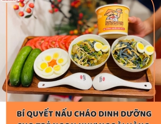San San bật mí bí quyết nấu cháo dinh dưỡng cho trẻ ngon như ngoài hàng!