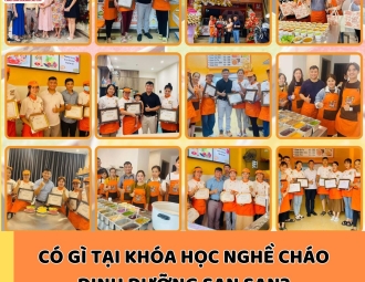Tham gia khóa học nghề cháo dinh dưỡng San San hôm nay - Tự tin khởi nghiệp liền tay!