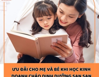 San San cung cấp khóa học nghề kinh doanh cháo dinh dưỡng đầu tiên tại Việt Nam cho phép mẹ đồng hành cùng bé 